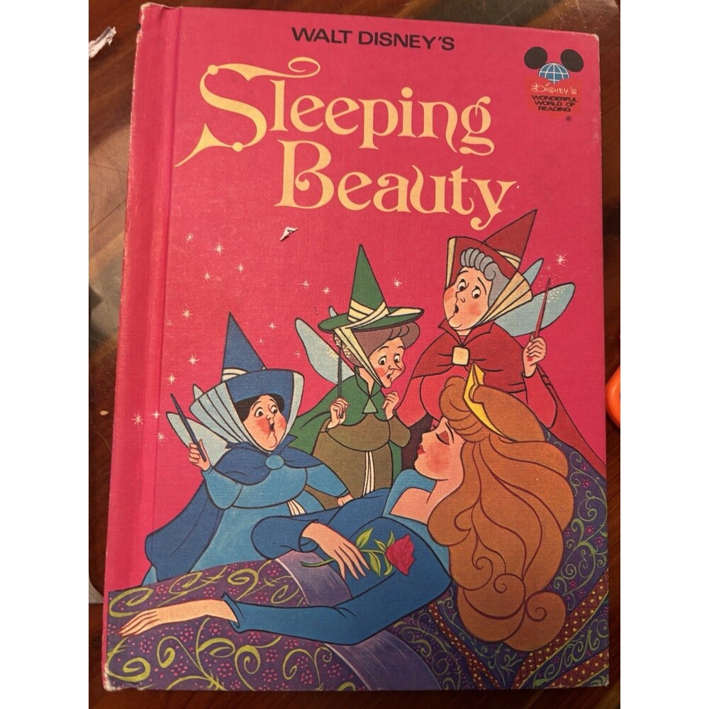 Disney Sleeping Beauty Wonderful World of Reading Book 1974 Random House
